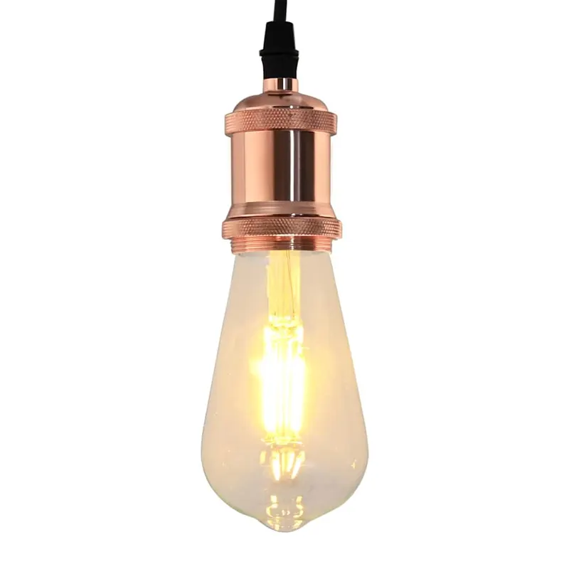 suporturi de lampa 2 buc rose gold e27