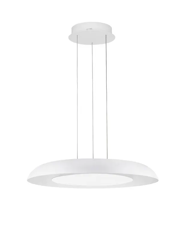 Lampa suspendata dimabila CCT EPOS - Alb / Ø 60cm