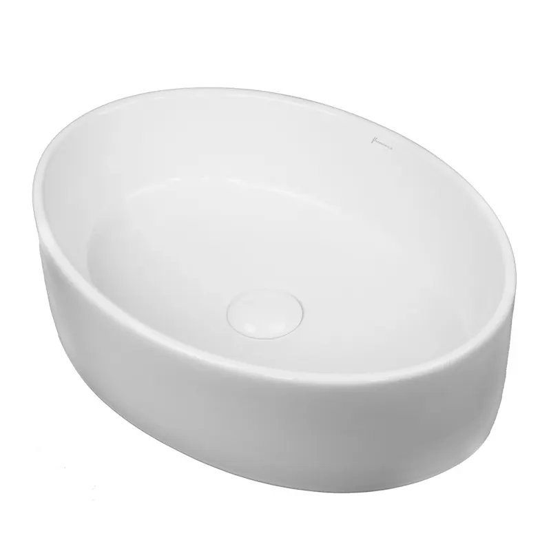 Lavoar pe blat Fluminia Hera, 35.5 cm, oval, garantie 2 ani, alb