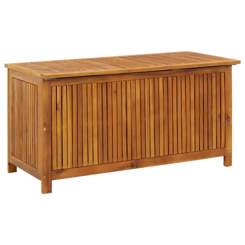 lada de depozitare gradina, 113x50x58 cm, lemn masiv de acacia