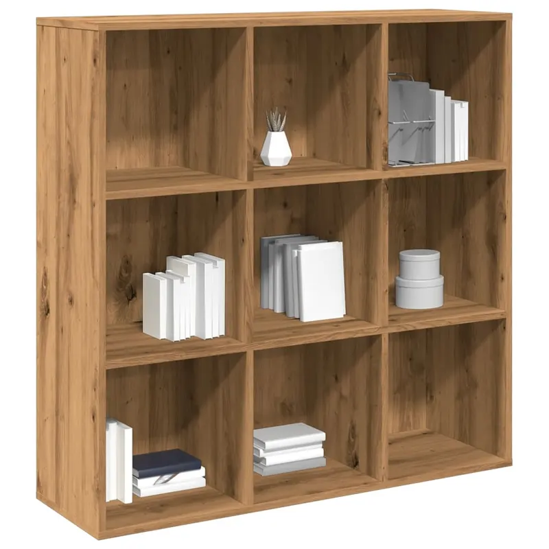 biblioteca, stejar artizanal, 98x29x97,5 cm