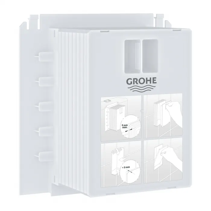 Burduf vizitare Grohe pentru clapete S, compatibil cu rezervor Grohe Rapid SL SLX