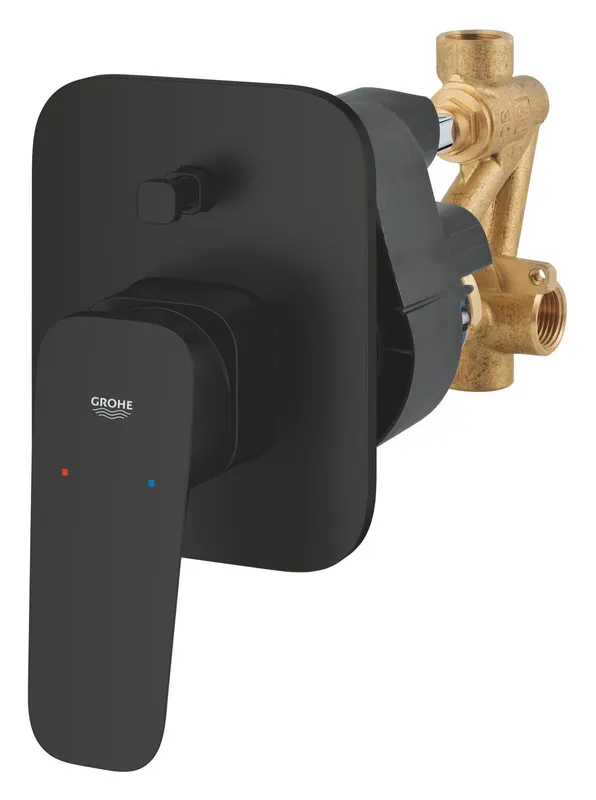 Unitate comanda Grohe 1017762430, Cubeo, tip incastrare incastrat, tip comanda monocomanda, dimensiune racord 1 2, negru