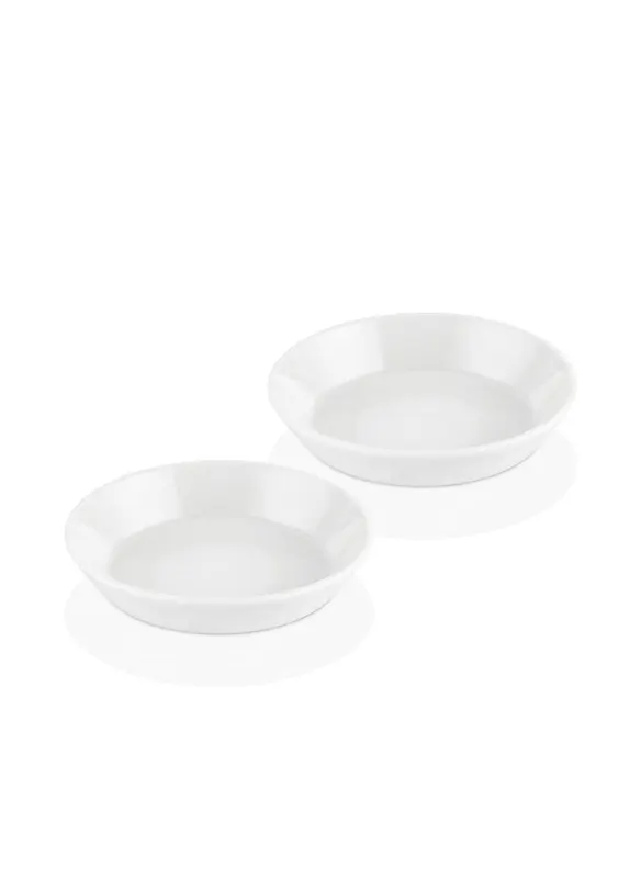 Set 2 Boluri Pure, Alb, 17x6x17 cm - Alb