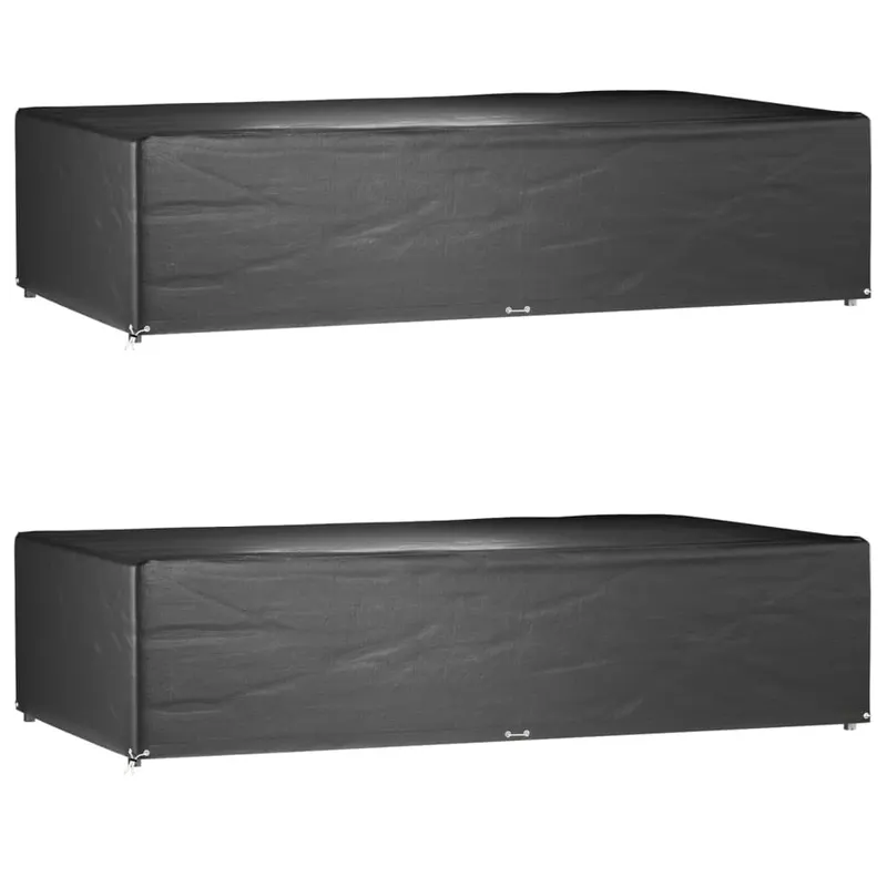 huse pentru mobilier gradina, 12 ocheti, 315x180x75 cm, patrat