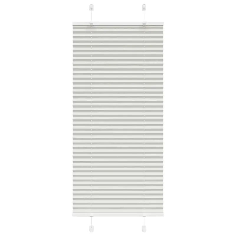 jaluza plisata gri deschis 60x150 cm latime tesatura 59,4 cm