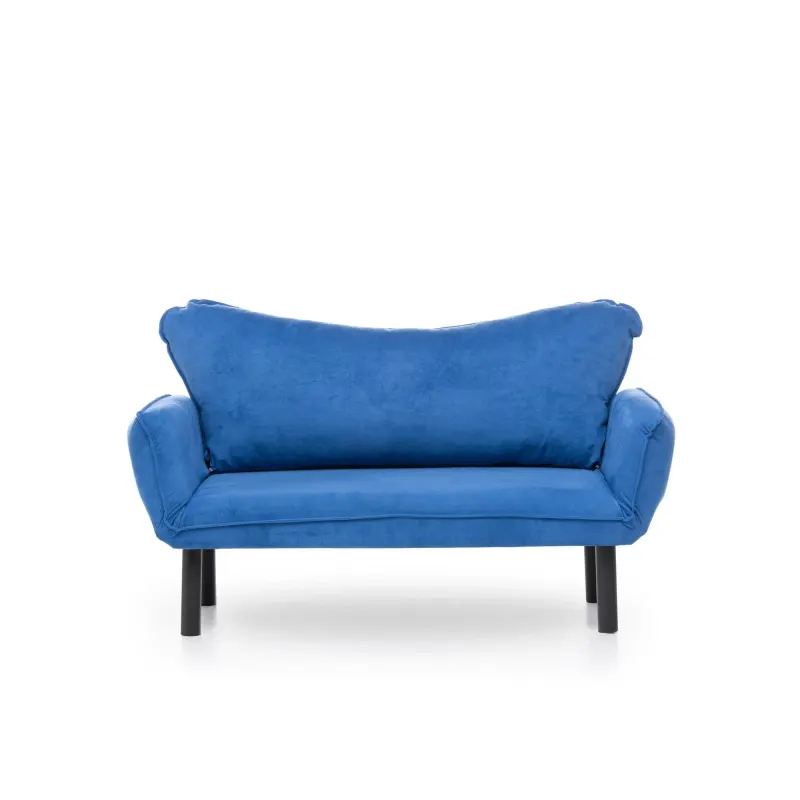 Canapea extensibila CHATTO, 2 locuri, albastru, 150x70x75 cm