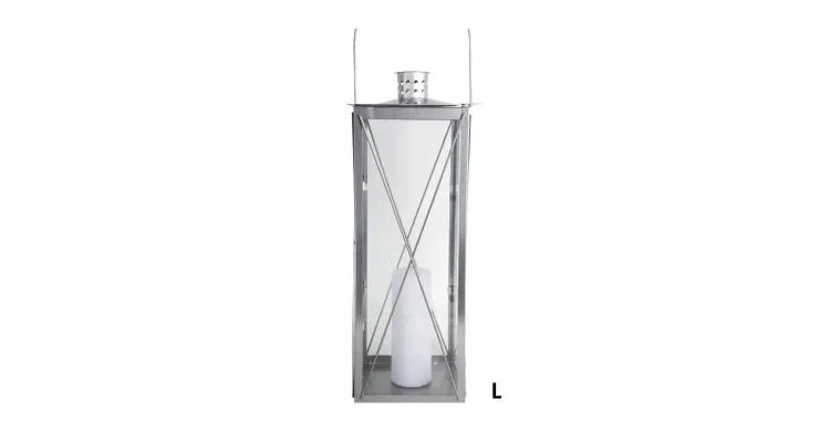 Lampa din otel inoxidabil 50cm