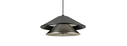 Lampa suspendata NODERIS BLACK - Nickel