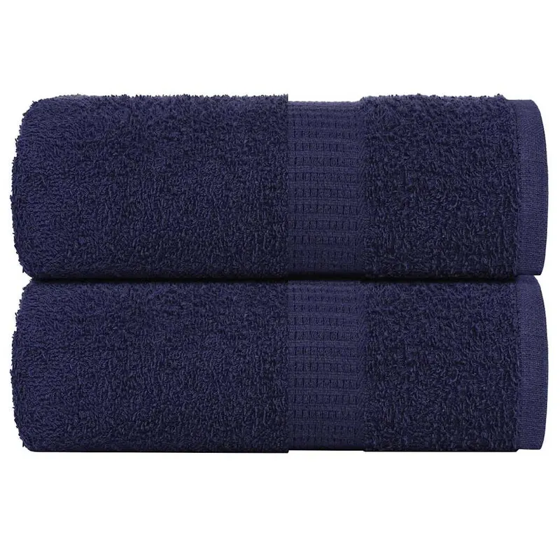 prosoape de sapun 2 buc albastru marin 360 g/m2 100% bumbac
