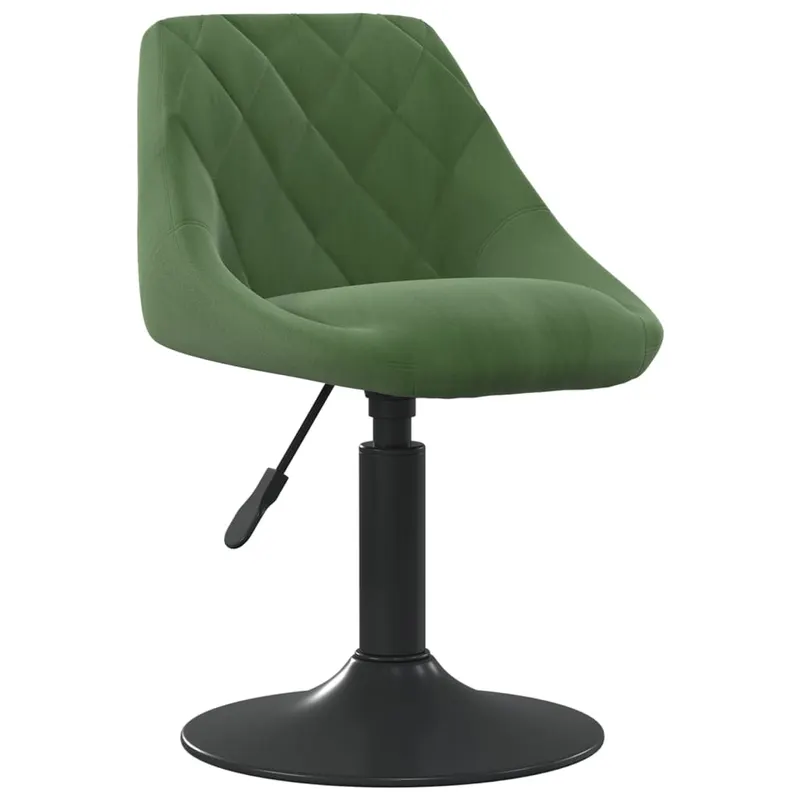 scaun de bucatarie, verde inchis, catifea