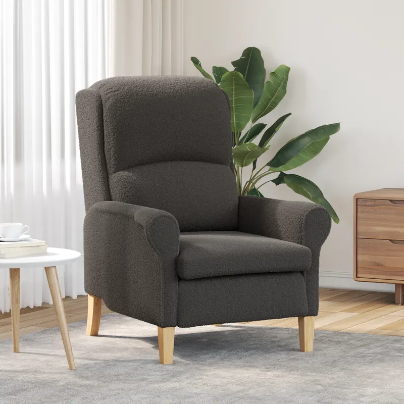 fotoliu ergonomic gri intunecat