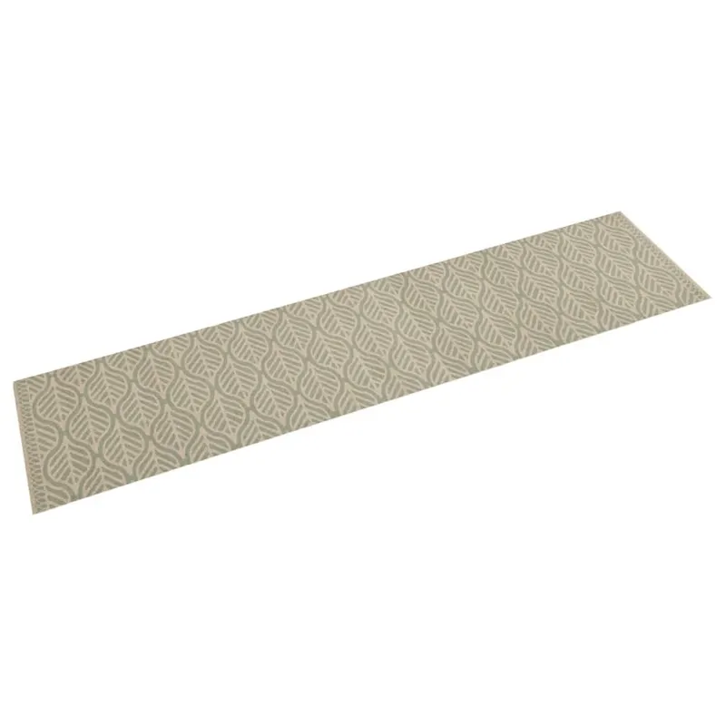 covor de bucatarie lavabil, model frunze, 60x300 cm, catifea