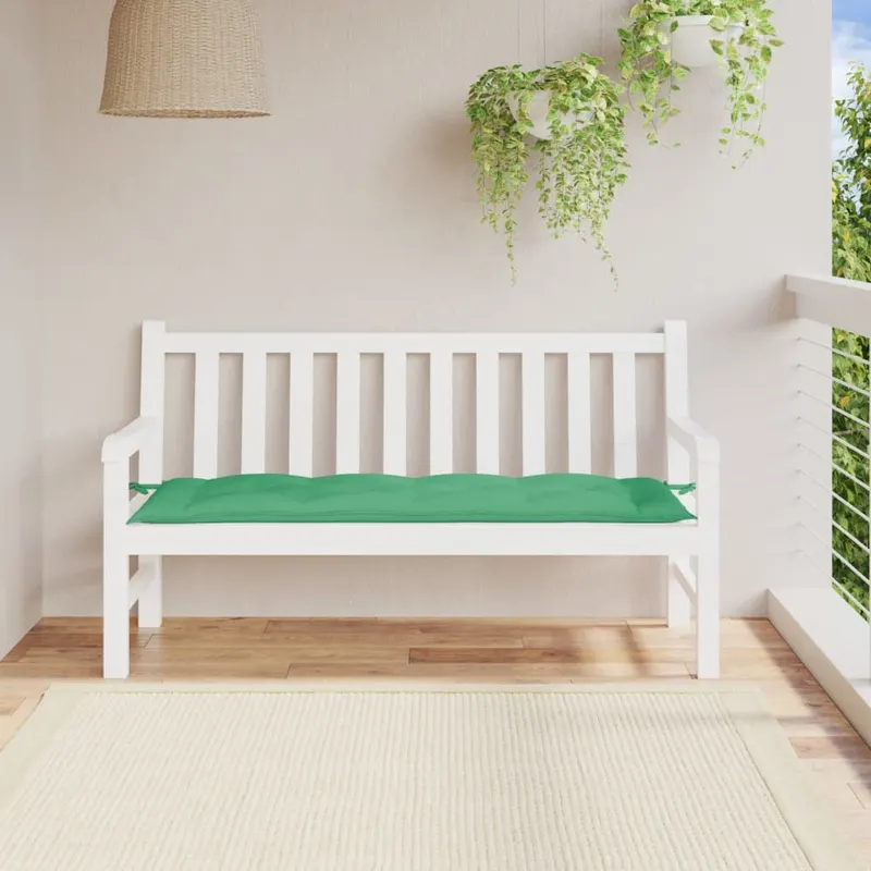 perna banca de gradina, verde, 150x50x7 cm, material oxford