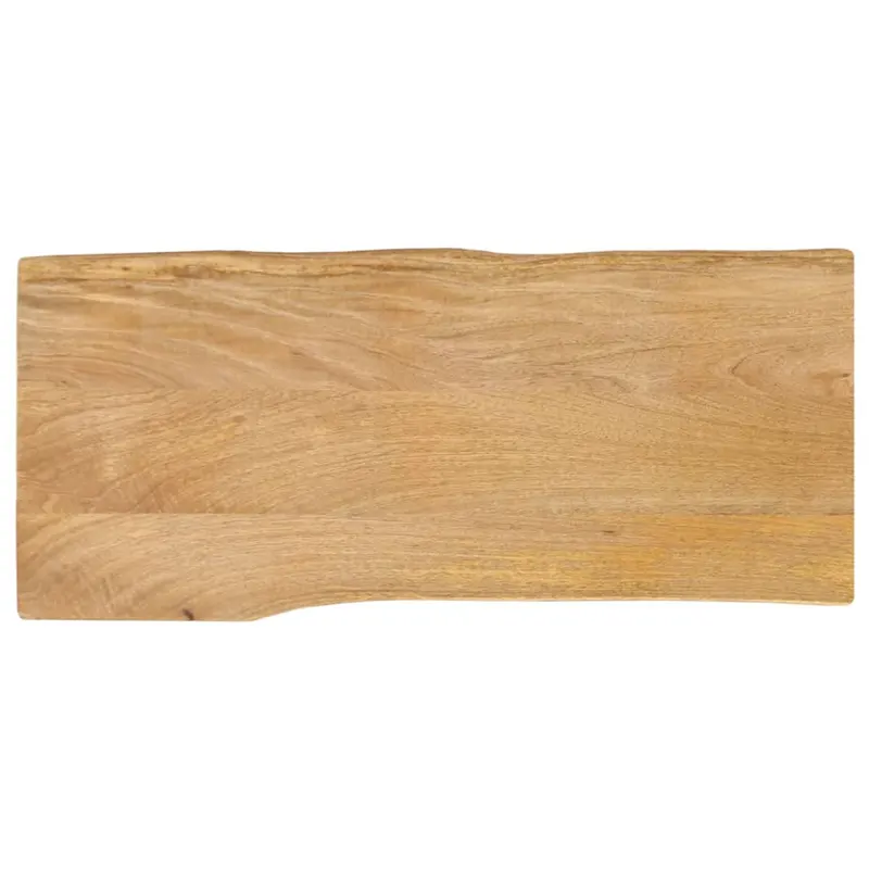 blat masa cu margini naturale, 80x40x2,5 cm, lemn masiv mango
