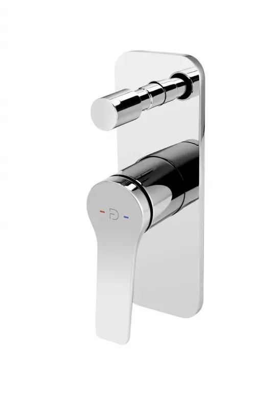 Unitate comanda FDesign Seppia FD1-SPA-7P-11, 1 2 , incastrat, 2 iesiri 1 2 , valva inclusa, crom