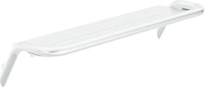 Raft canelat de baie, alb, 43.6 cm, montaj suspendat, Deante Silia