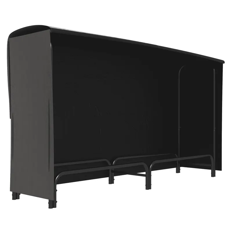 Outsunny Raft pentru lemne cu husă Oxford 600D de metal robust reglabil sarcină 200 kg pentru interior exterior 180x36x99 cm Negru