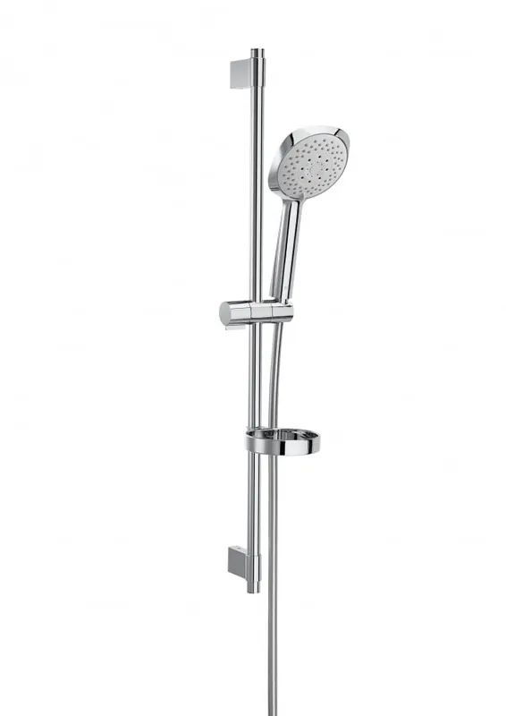 Coloana dus Roca A5B1408C00, 1.7 m, 130 mm, 800 mm, 4 functii para dus, 1 2 conexiune furtun, conexiune universala, Crom