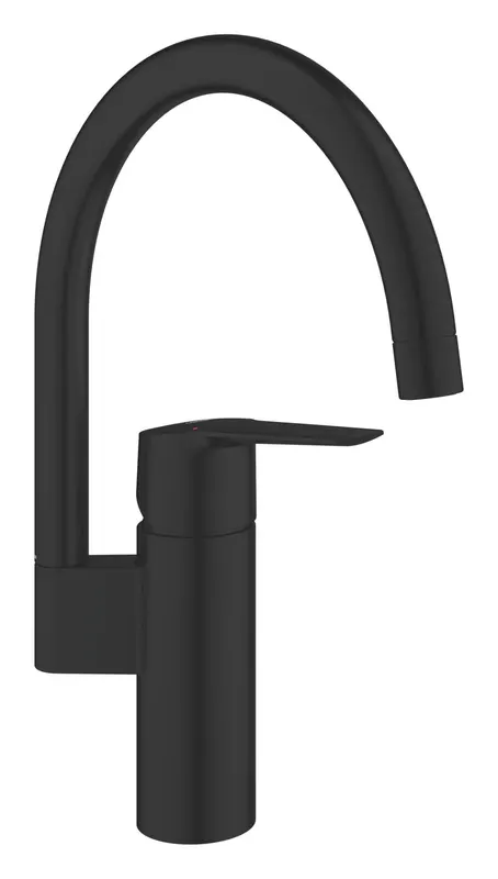 Baterie bucatarie Grohe 304692430, 0.8 bar, 339 mm, 183 mm, 1 orificii instalare, 1 sprayuri, 360 unghi pivotare, Negru