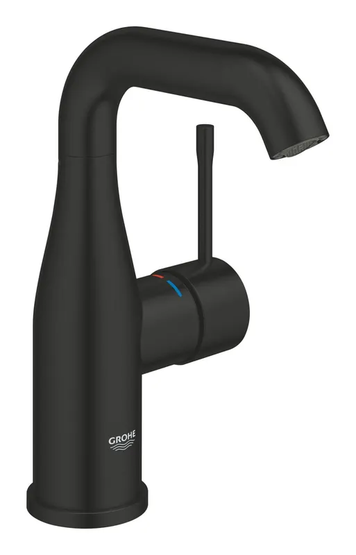 Baterie lavoar Grohe 237982431, Essence, tip comanda monocomanda, marime m, tip instalare pe blat, pe lavoar, negru