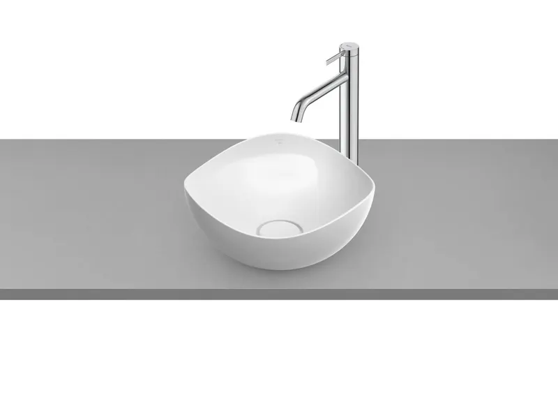 Lavoar Roca A327A15000, Ohtake, montaj pe blat, nr orificii baterie fara, calitate superioara pentru baia ta, alb