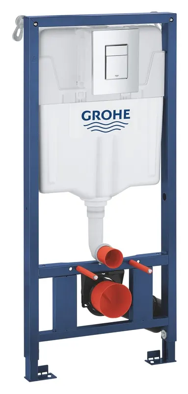 Set rezervor Grohe 39859000, Cadru 3in1 Rapid SL, tip instalare incastrat, tip placare uscata, numar moduri spalare 2