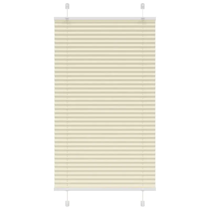 jaluza plisata crem 80x150cm latime tesatura 79,4 cm