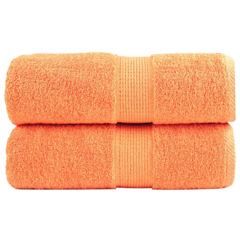 prosoape maini premium solund 2 buc portocaliu 30x30 cm 600 gsm