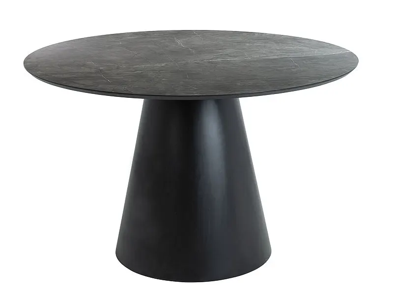 Masa HANA BLACK Ø120 CM - Negru / Ø120cm