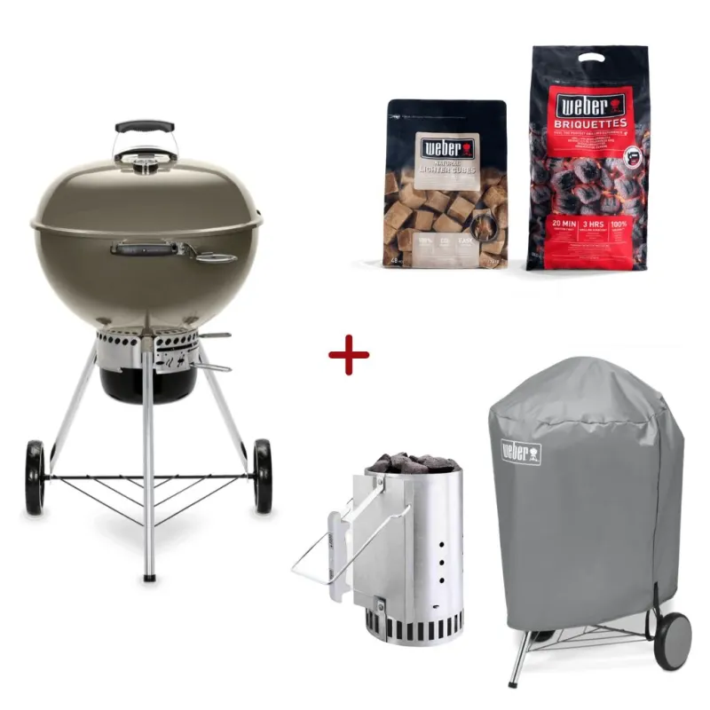 Pro Pack Weber - Gratar carbuni Master-Touch 57cm Gri cenusiu