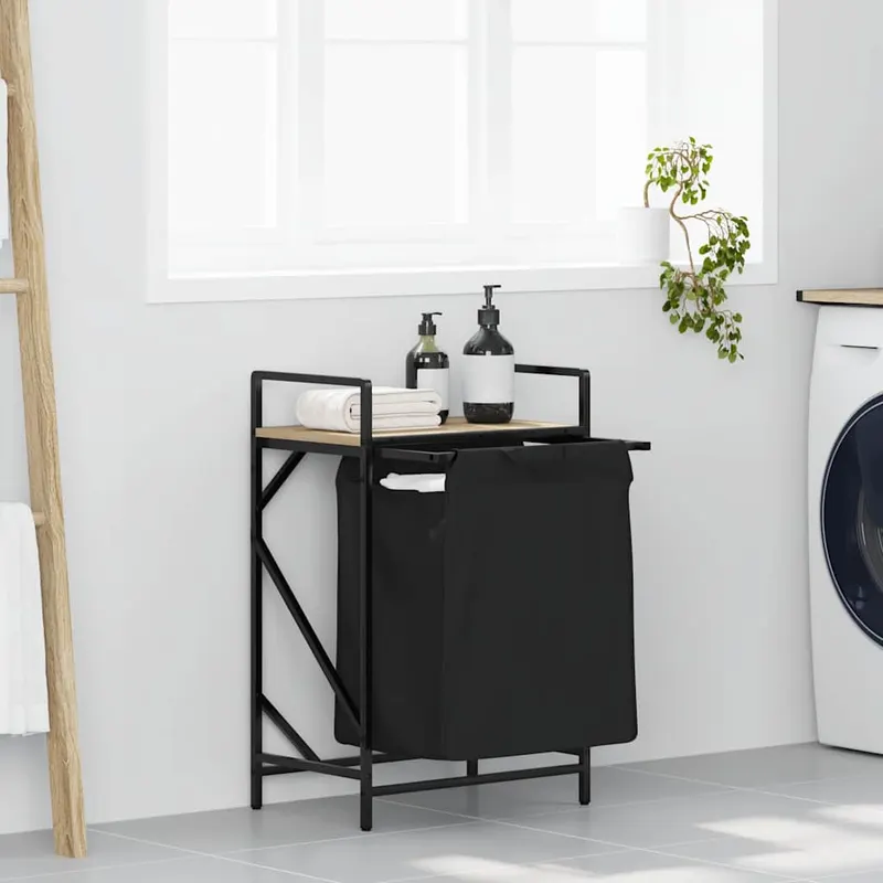 cos de rufe 1 compartiment cu raft stejar sonoma