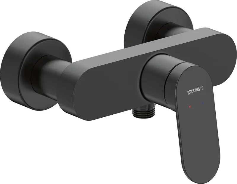 Baterie dus Duravit WA4230000046, Wave, tip incastrare aparent, compatibil cu instalatii sanitare standard, negru