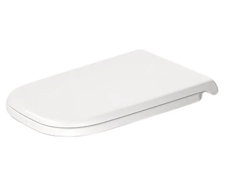 Capac WC Duravit 0060310000, D-Code, pentru wc, eliberare rapida, suprafata antibacteriana, suprafata antiaderent, alb