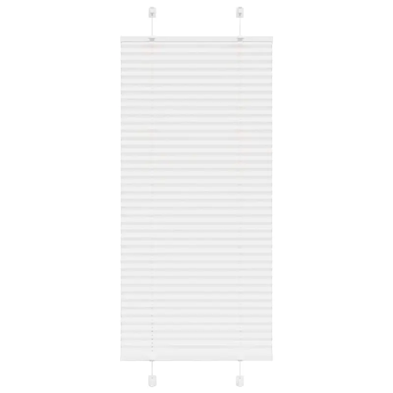 jaluza plisata alb 65x150 cm latime tesatura 64,4cm poliester