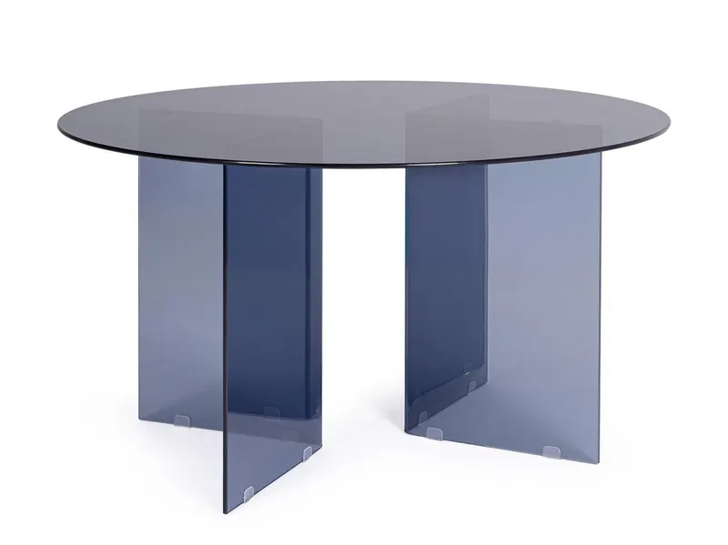 Masa IRIDE DARK Ø130 CM - Albastru / Ø130cm