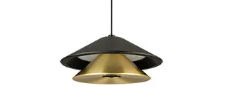 Lampa suspendata NODERIS BLACK - Gold