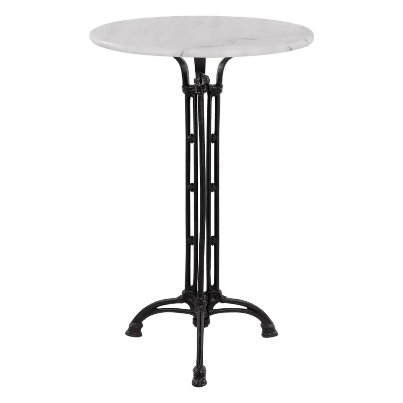 Masa de bar FALEO Ø60 x H110 CM - Alb