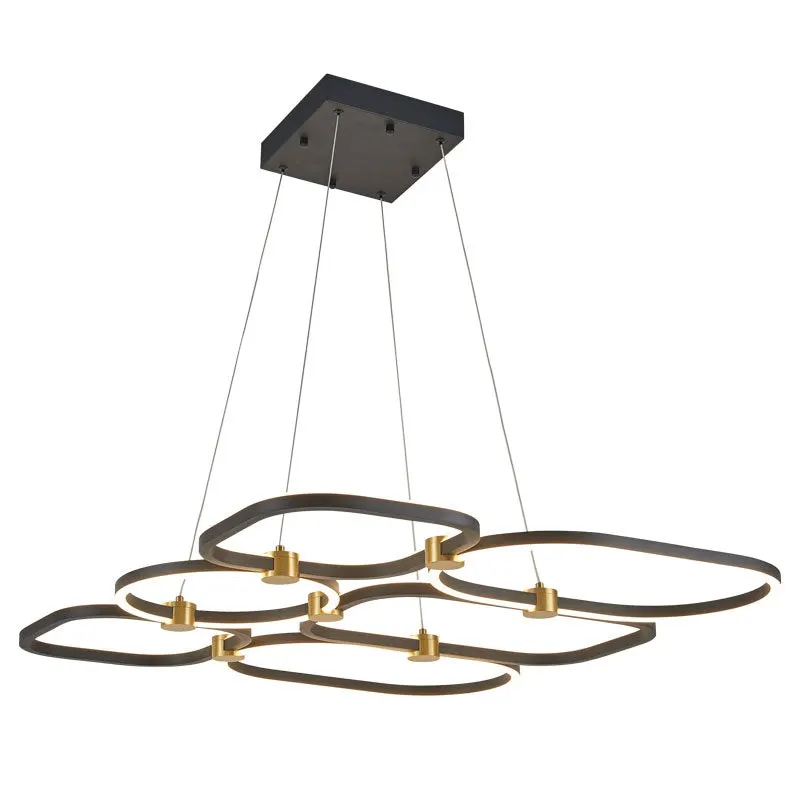 Lampa suspendata PRESTALO II - Negru texturat