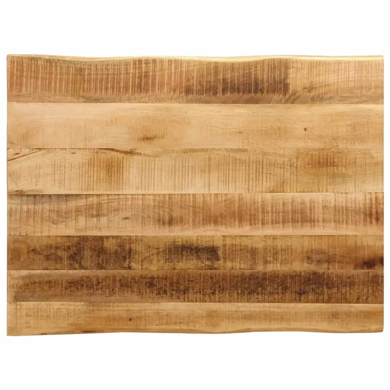 blat de masa contur natural 90x60x3,8 cm lemn masiv mango brut