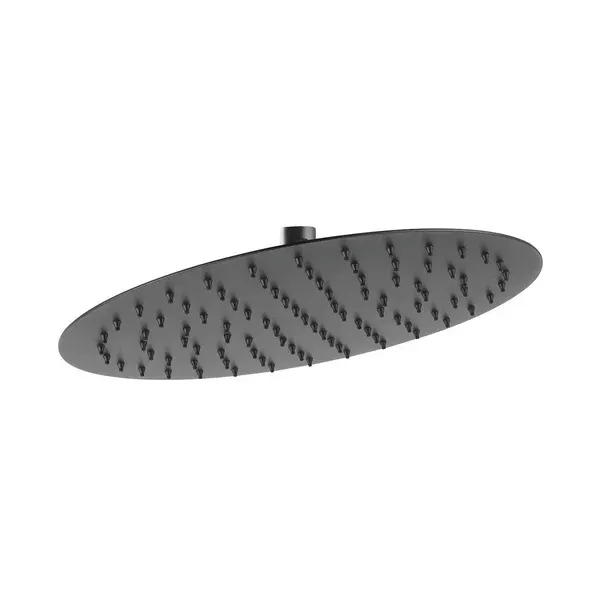Palarie de dus Ferro Slim 300 mm negru mat