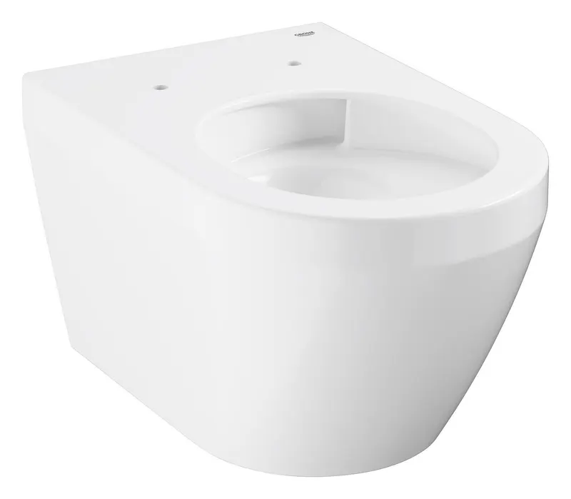 WC Grohe 102485SH00, Euro Ceramic, pe perete, Rimless, fara capac, alb