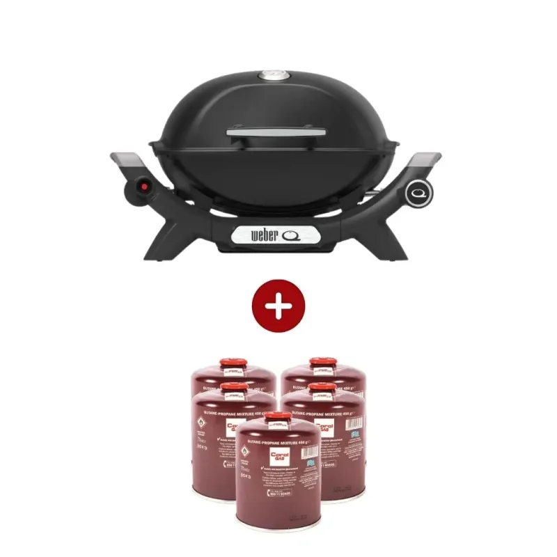 Gratar Gaz Weber Q 1100N + REGULATOR + 5 Rezerve gaz