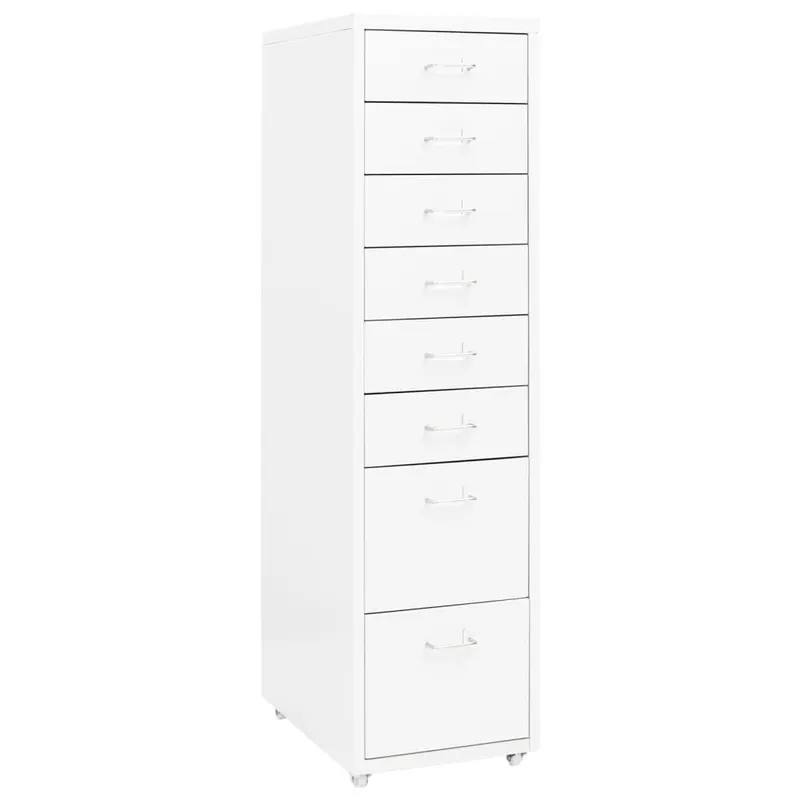 fiset mobil, alb, 28x41x109 cm, metal