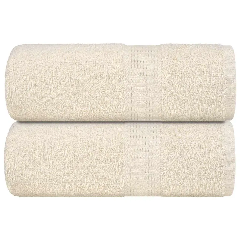 prosoape de sapun 2 buc crema 30x30 cm 360 g/m2 100% bumbac