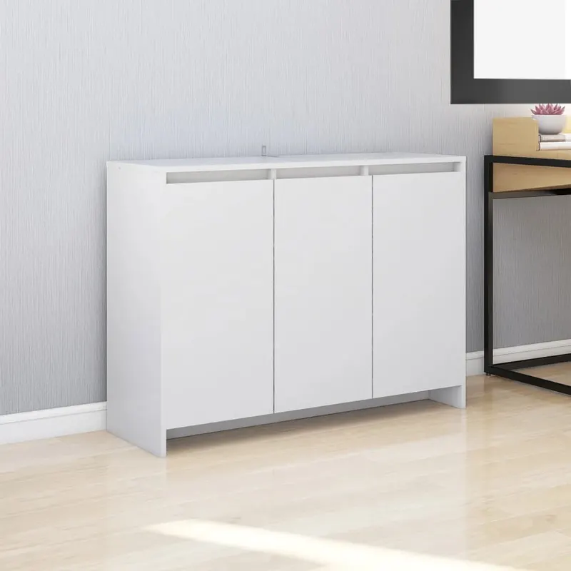 servanta, alb, 102x33x75 cm, pal