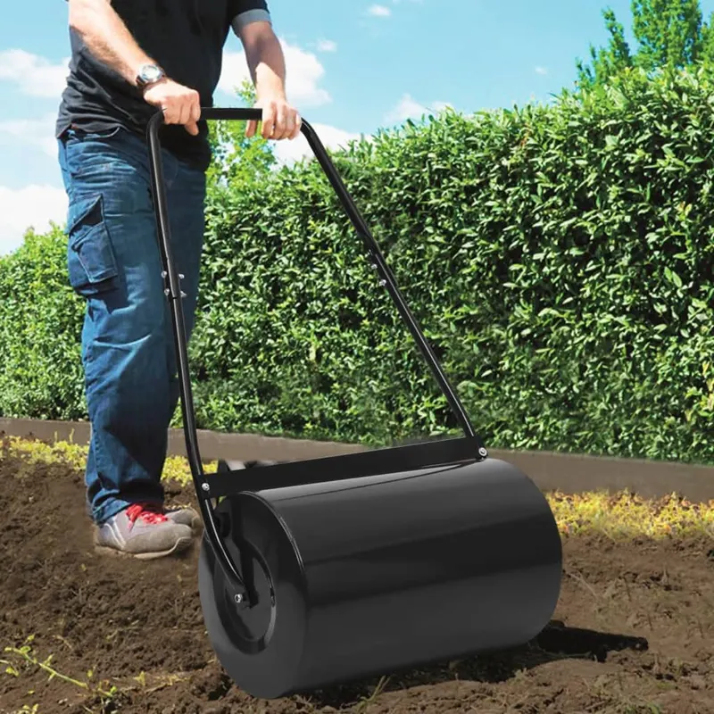 tavalug de gazon, negru, 63 cm, 50 l