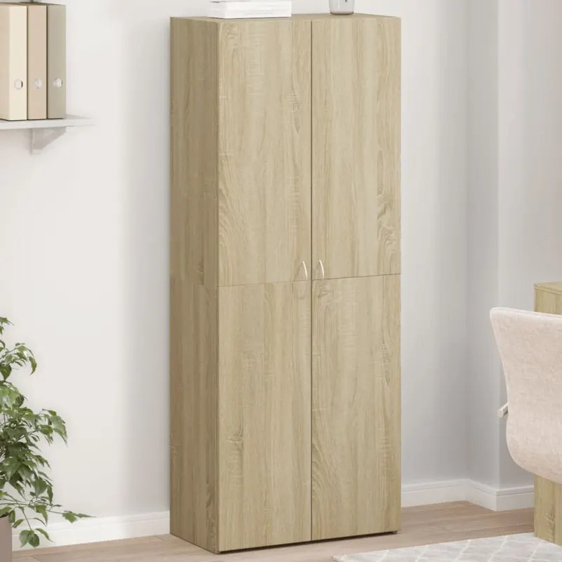 fiset, stejar sonoma, 60x32x153 cm, lemn prelucrat