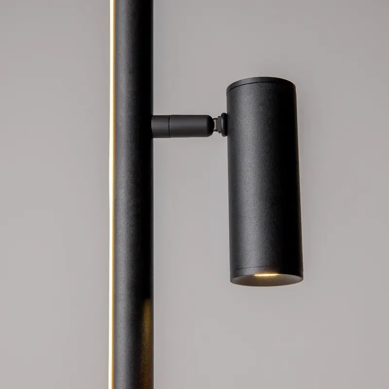 Lampadar dimabil THIN - Negru