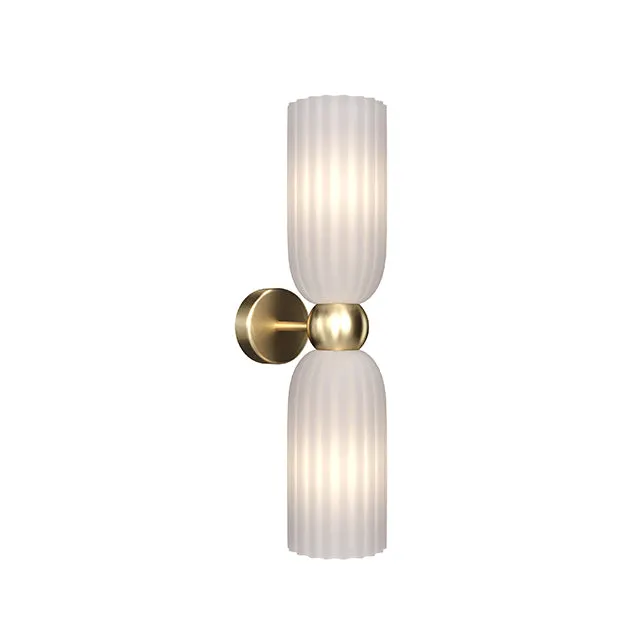 Aplica de perete BESSIE GOLD TR - Alb